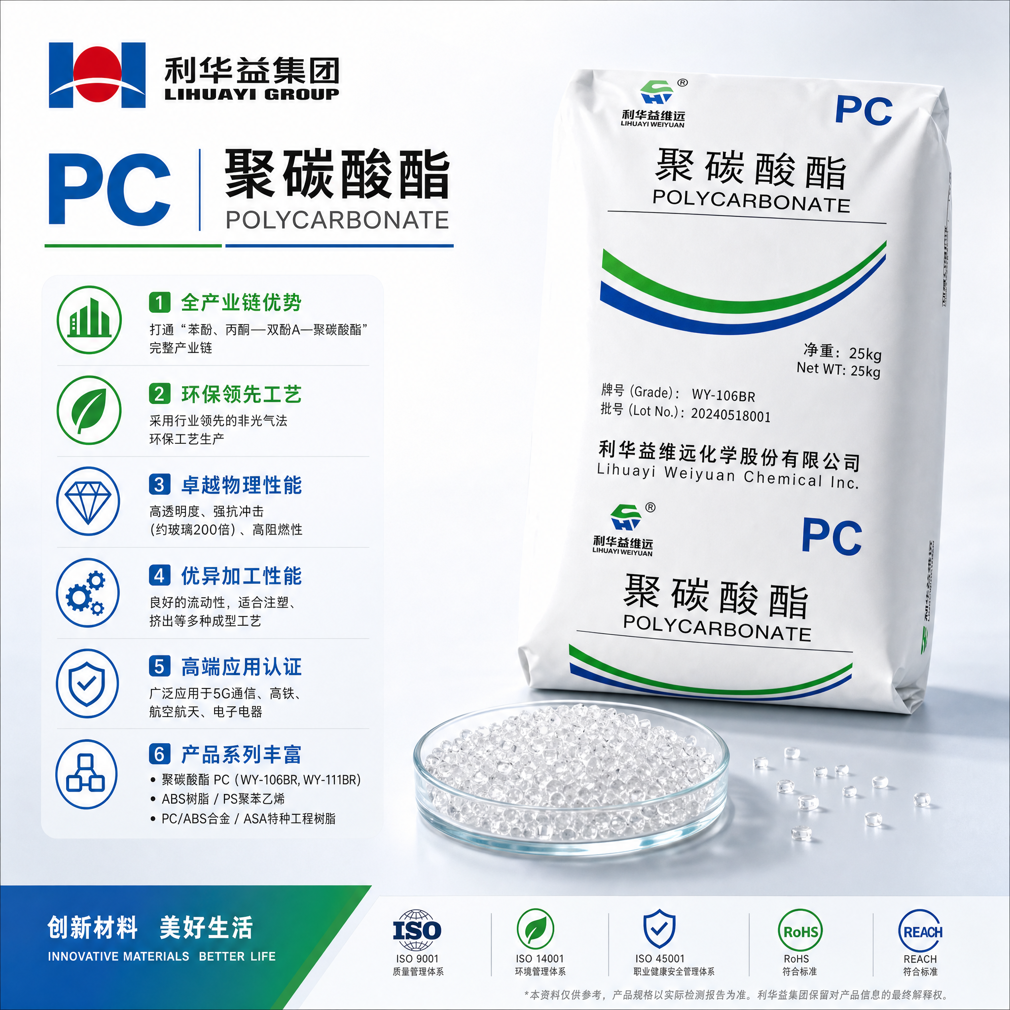利華益維遠 PC LHY-PC02 聚碳酸酯